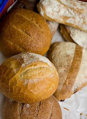 Artisan breads from La Bodega