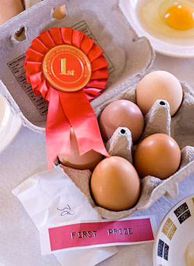 prize winning eggs