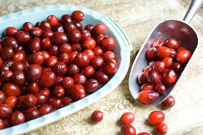 fresh cranberries